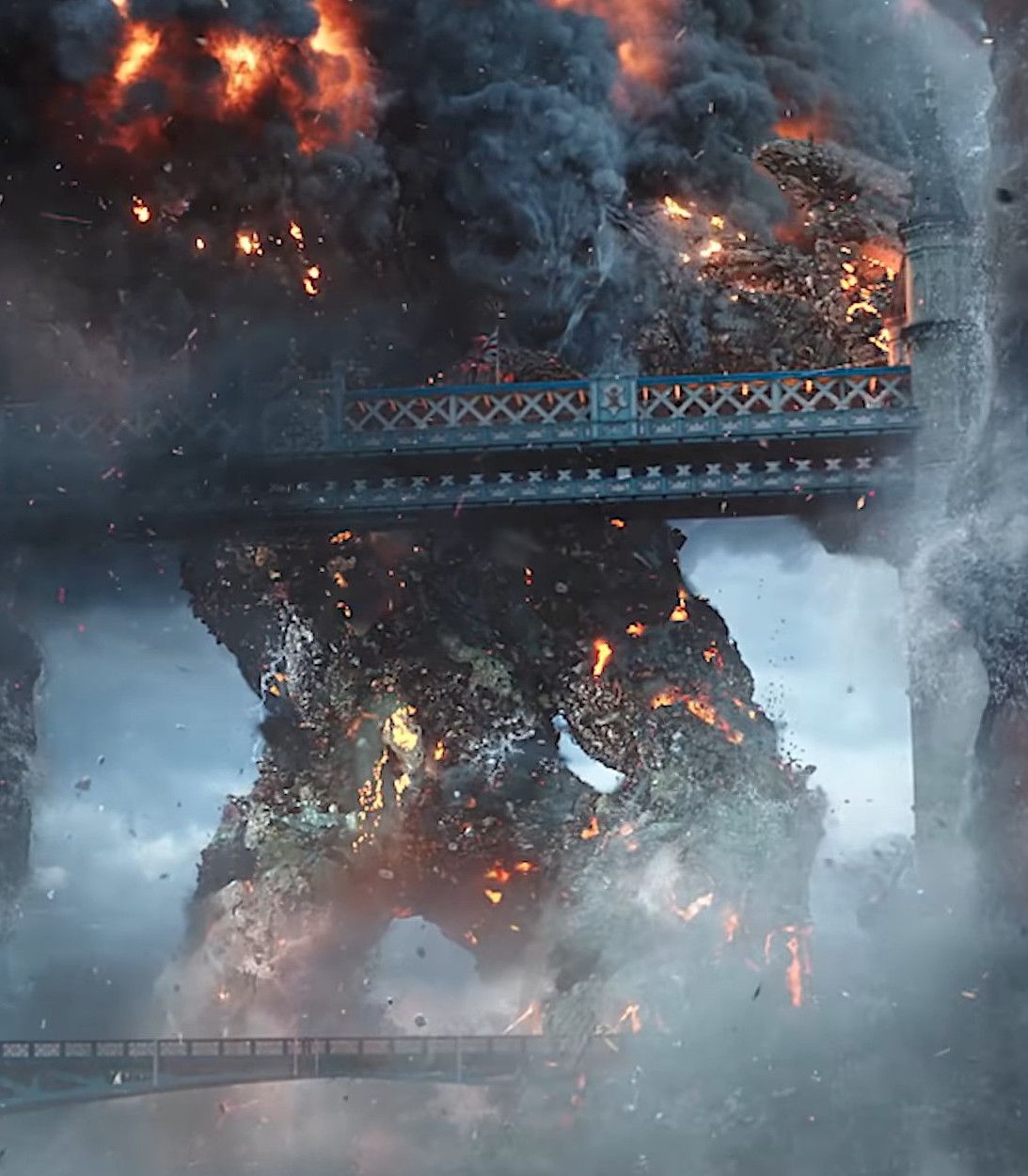 Elemental Attacks Tower Bridge In Spider-Man Far From Home