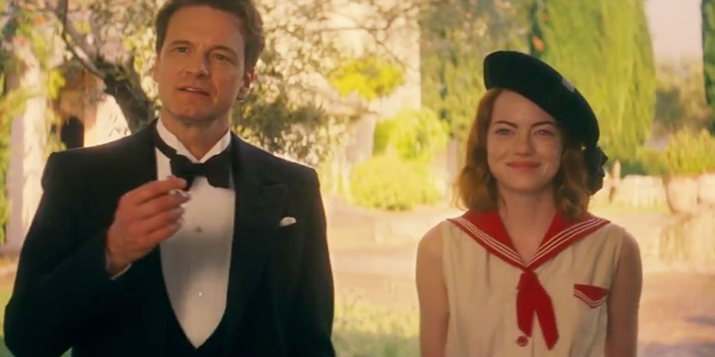 Emma Stone and Colin Firth in Magic in the Moonlight