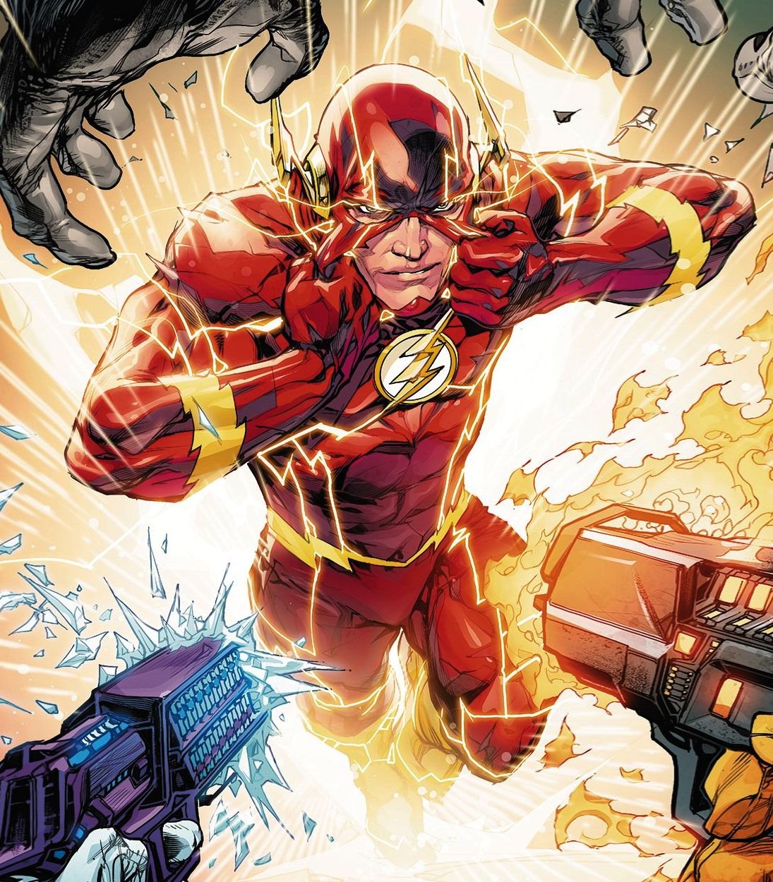 Flash Year One Comic Suit Vertical