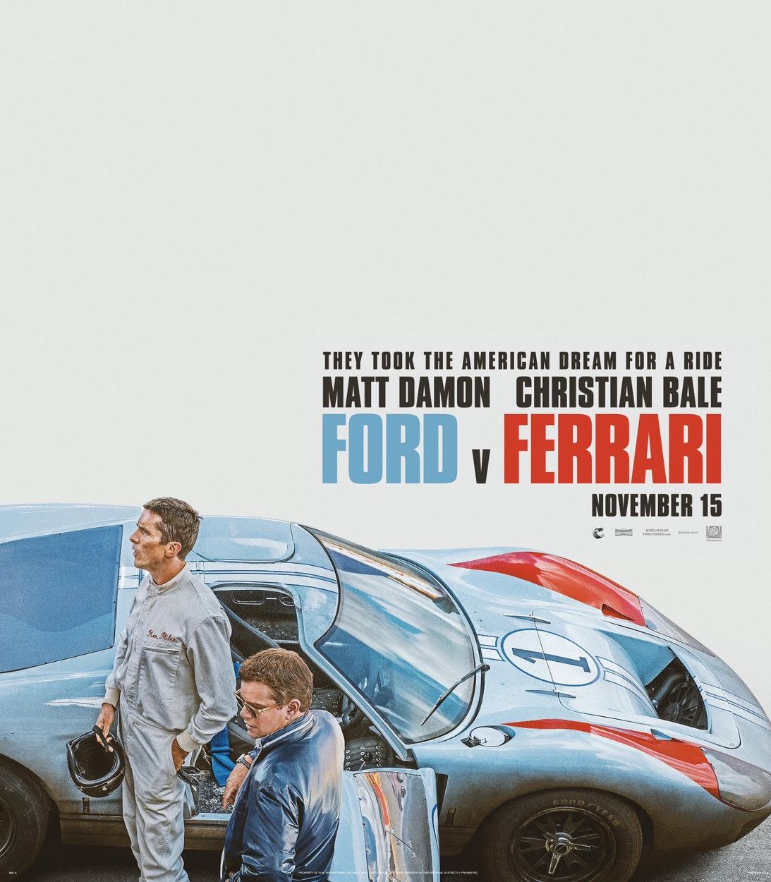 Ford v. Ferrari Movie Poster