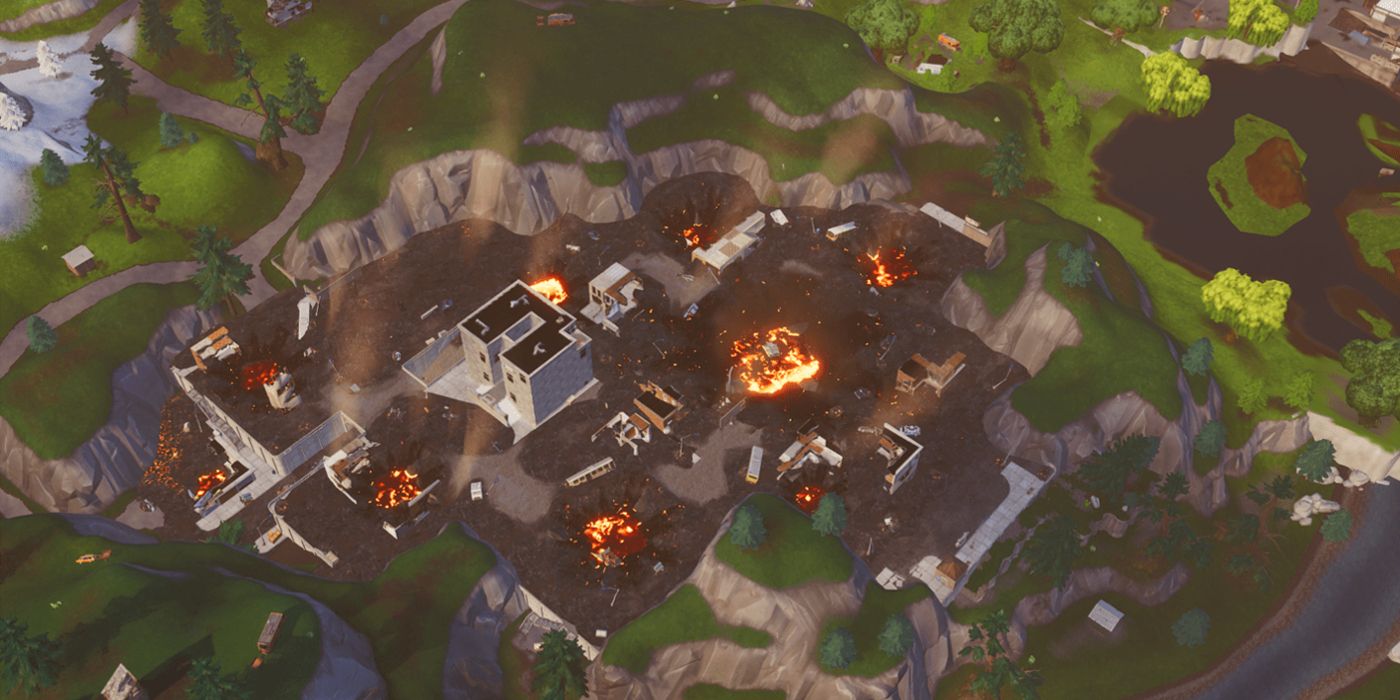 Fortnite Tilted Towers Destroyed