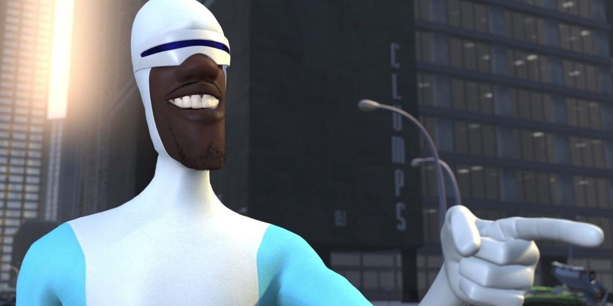 Frozone turns on the charm in The Incredibles