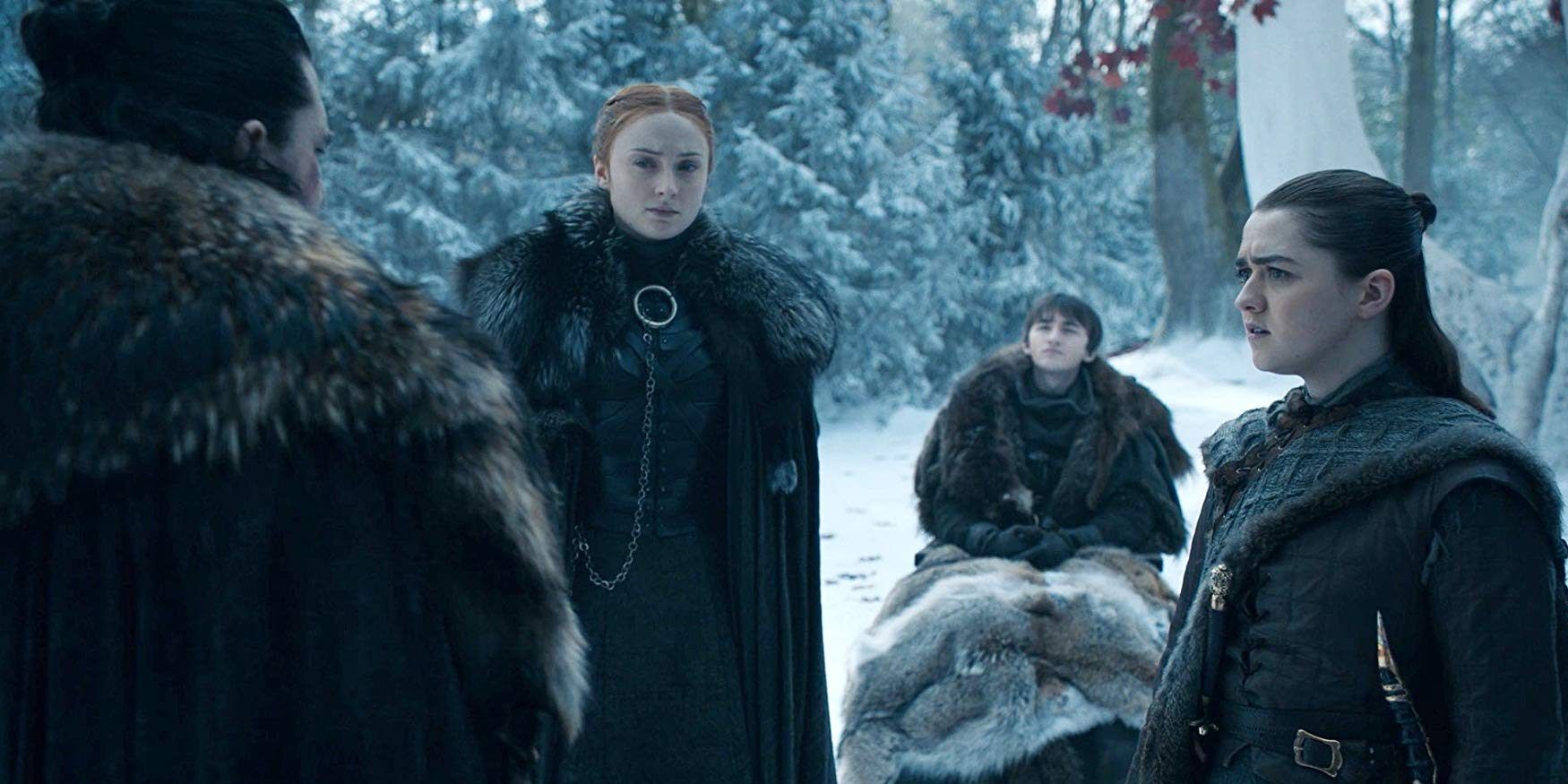 Game of Thrones The Starks in the Godswood