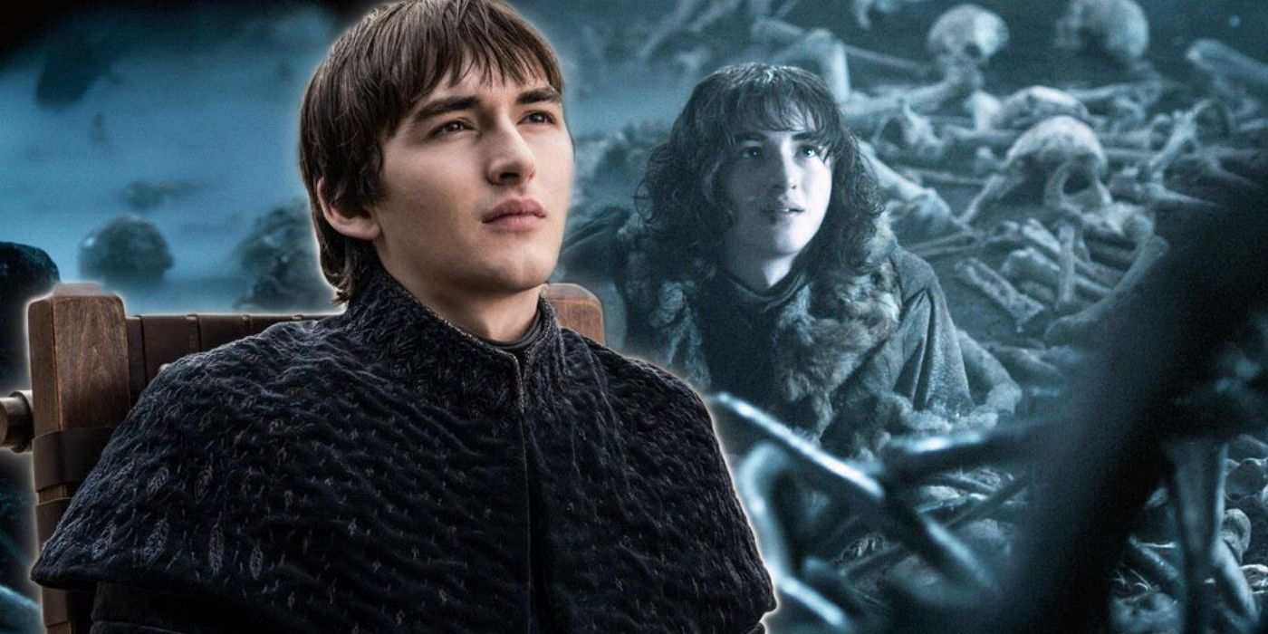 Bran in Season 4 and Season 8 Finale of Game of Thrones.