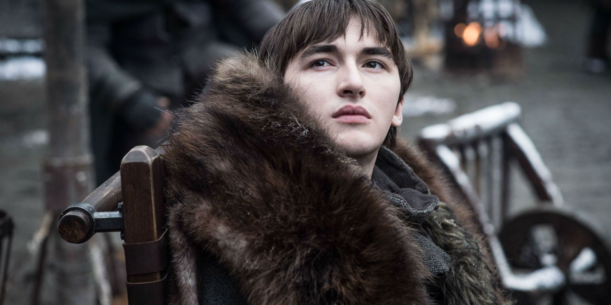 Bran looking serious in Game of Thrones