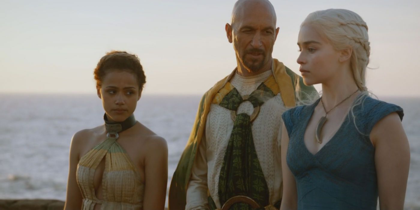 Game of Thrones Missandei Kraznys and Daenerys