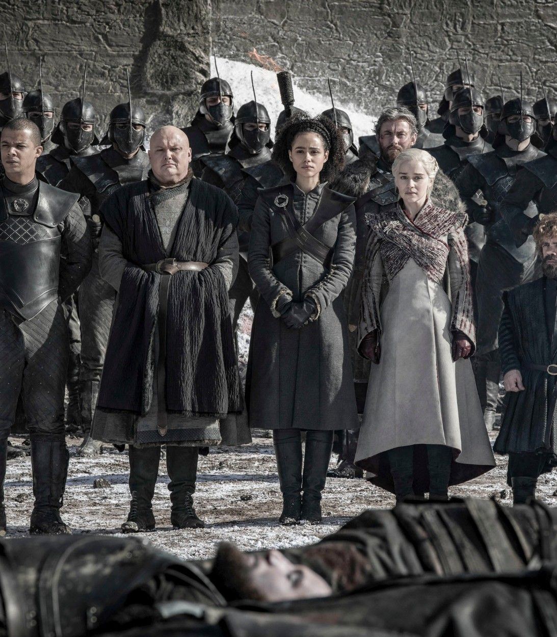 Game of Thrones Season 4 Episode 8 Winterfell Funeral Vertical