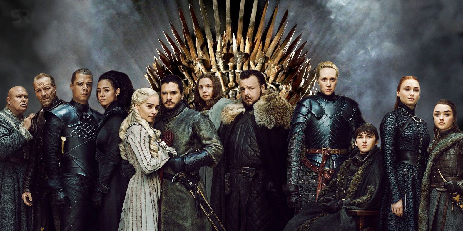 Game of Thrones Season 8 Finale Cast Iron Throne