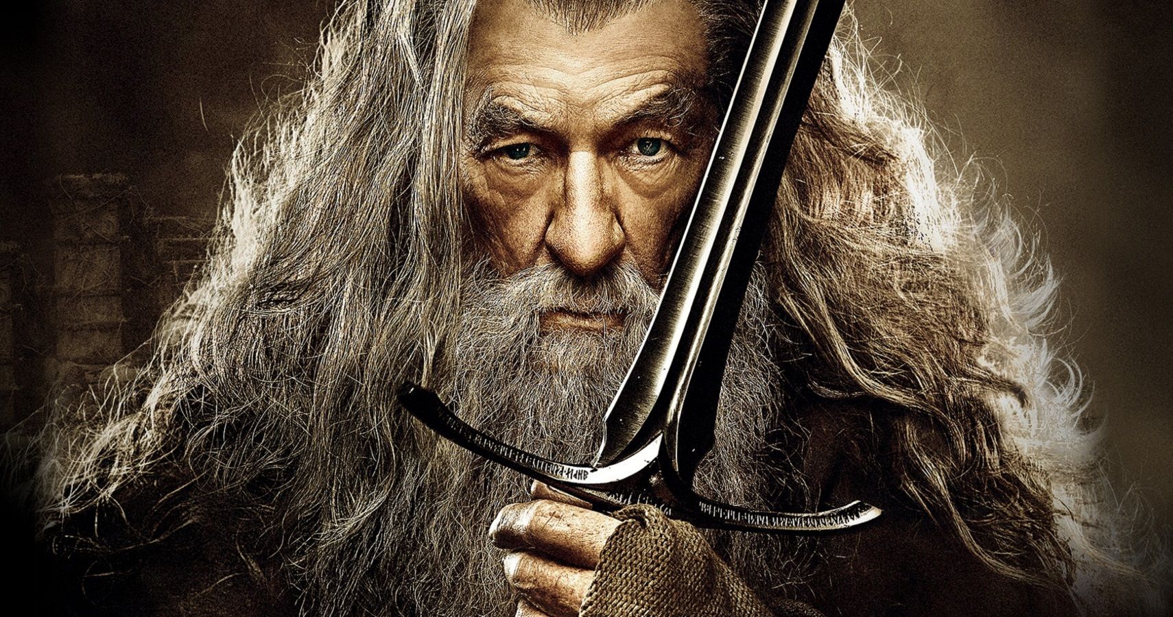 Gandalf with Glamdring from The Hobbit An Unexpected Journey