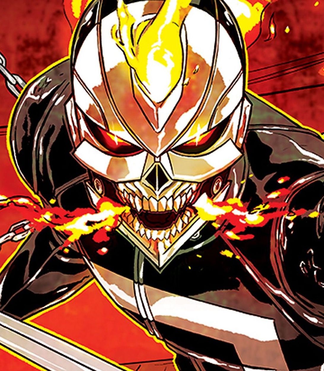 Ghost Rider Robbie Reyes Marvel Comics Vertical