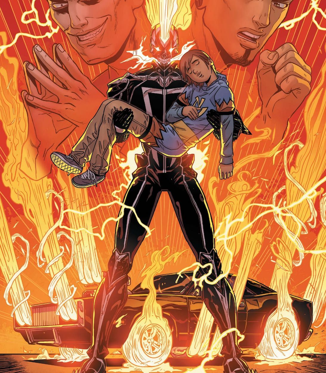 Ghost Rider Robbie Reyes Origin Marvel Comics Vertical