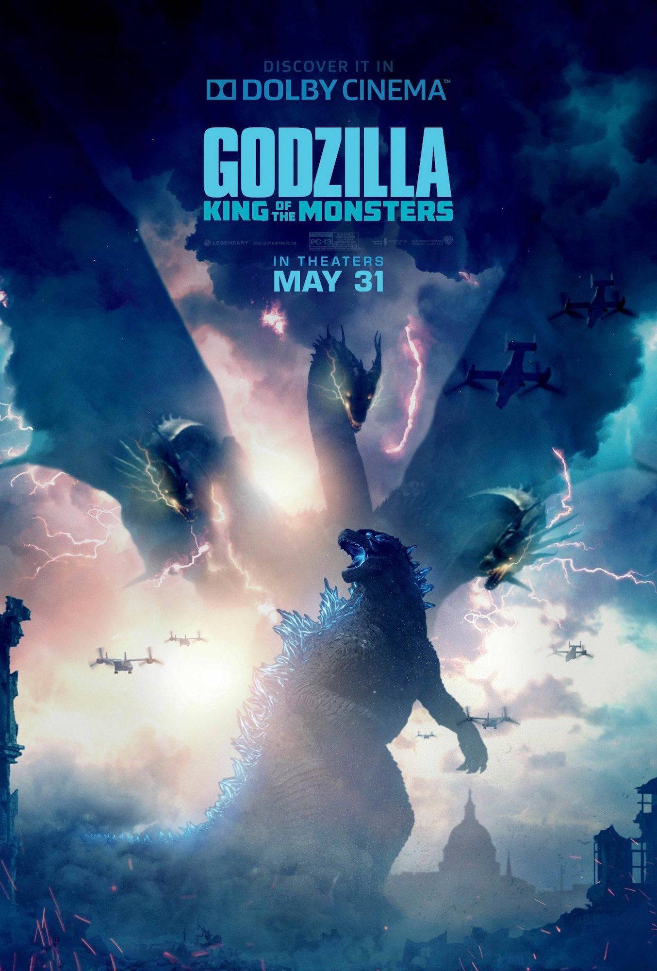 Godzilla King of the Monsters Dolby Poster