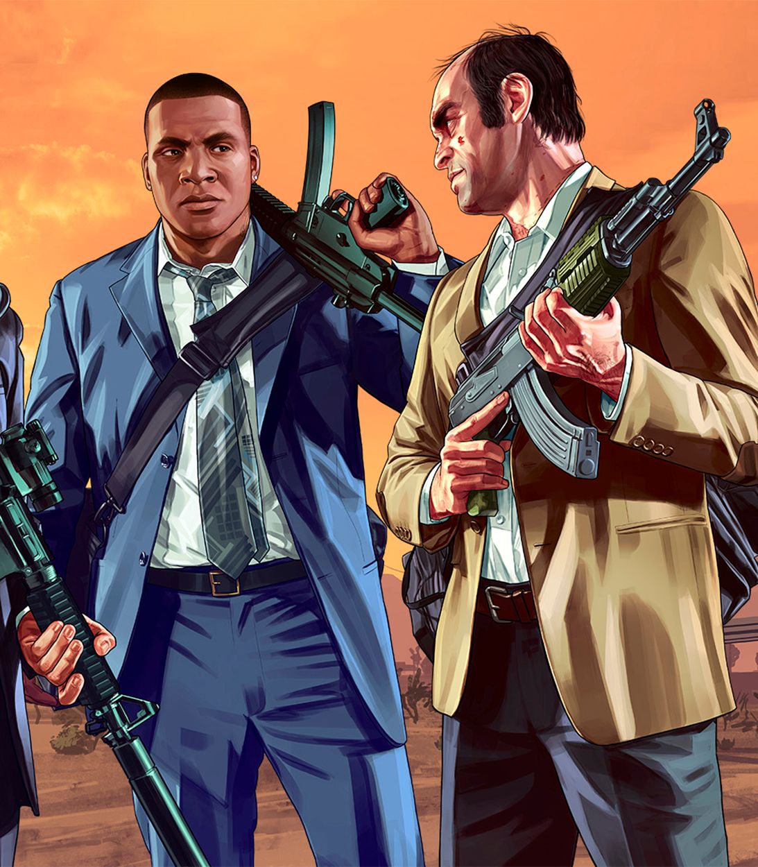 Grand Theft Auto Franklin and Trevor - Vertical