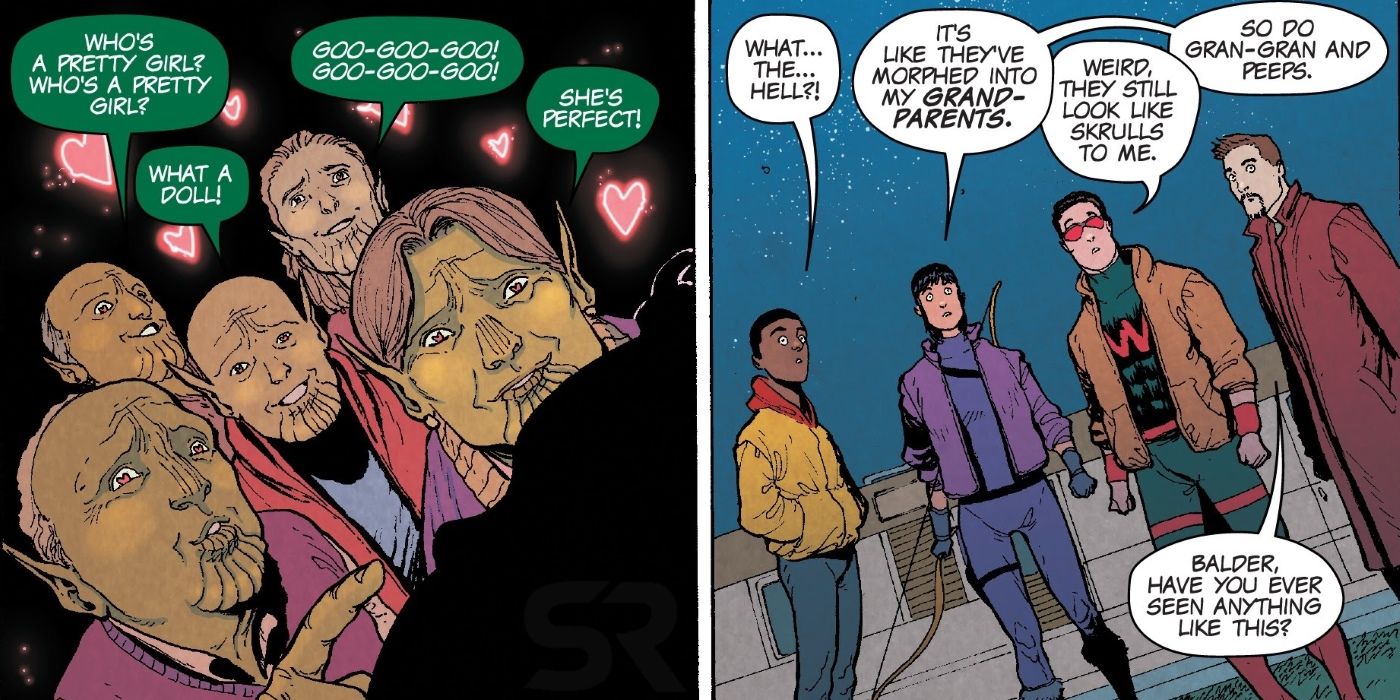 Grandparent Skrulls Marvel Comic