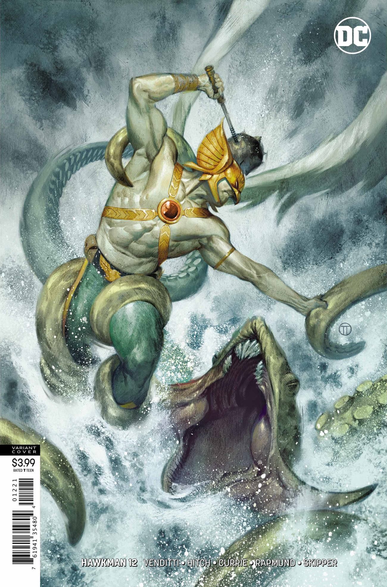 Hawkman Comic 12 Variant Cover
