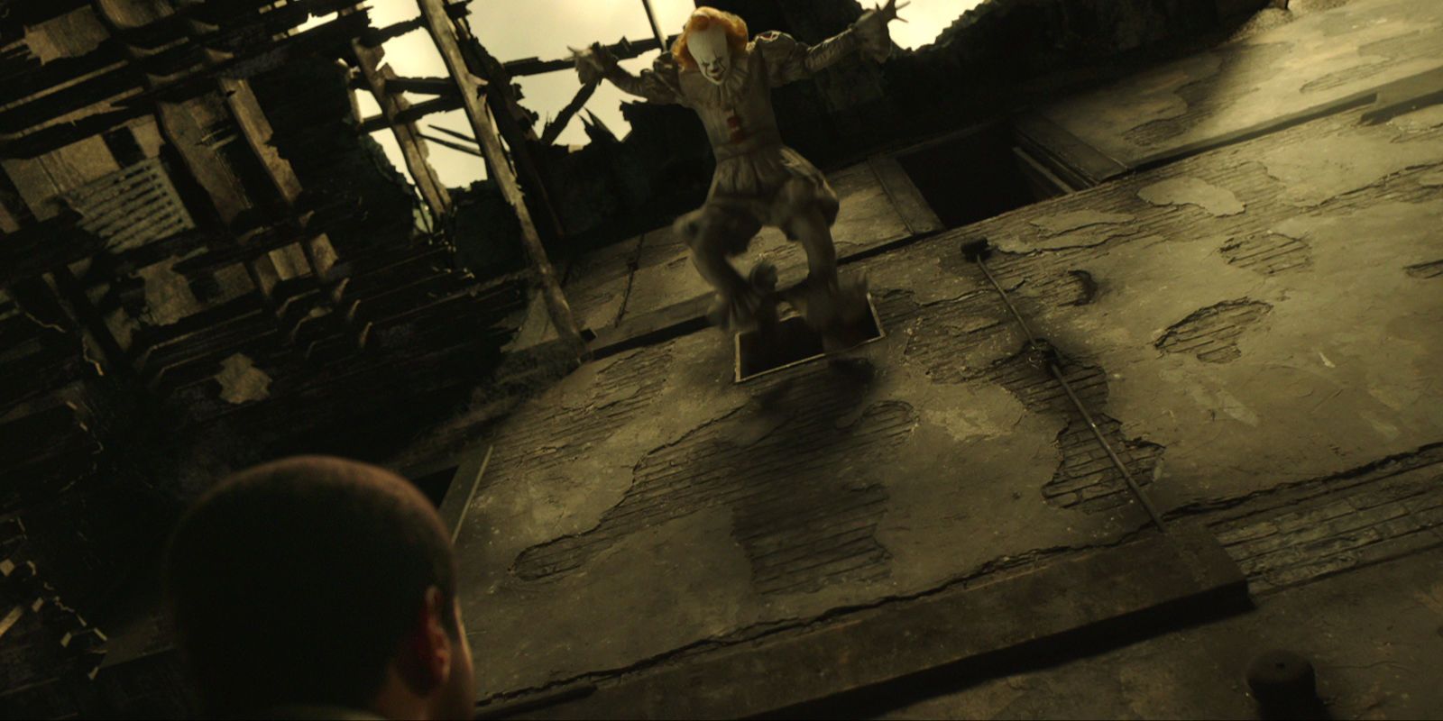 IT Chapter Two Pennywise Jumps Out of Window