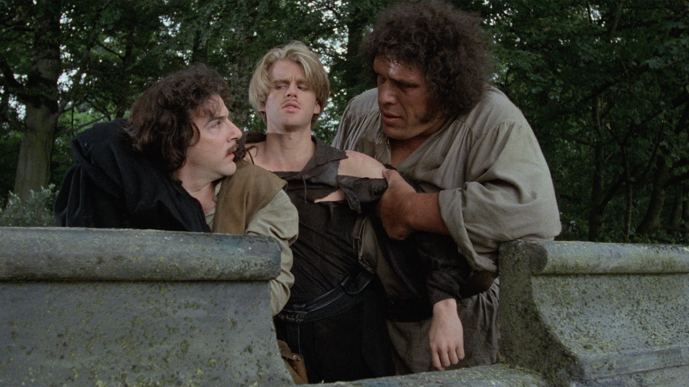 Inigo Montoya Westley and Fezzik in The Princess Bride