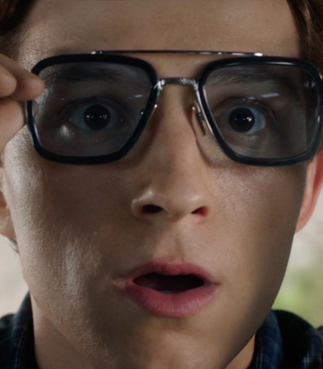 Iron Man Glasses in Spider-Man Far From Home Vertical