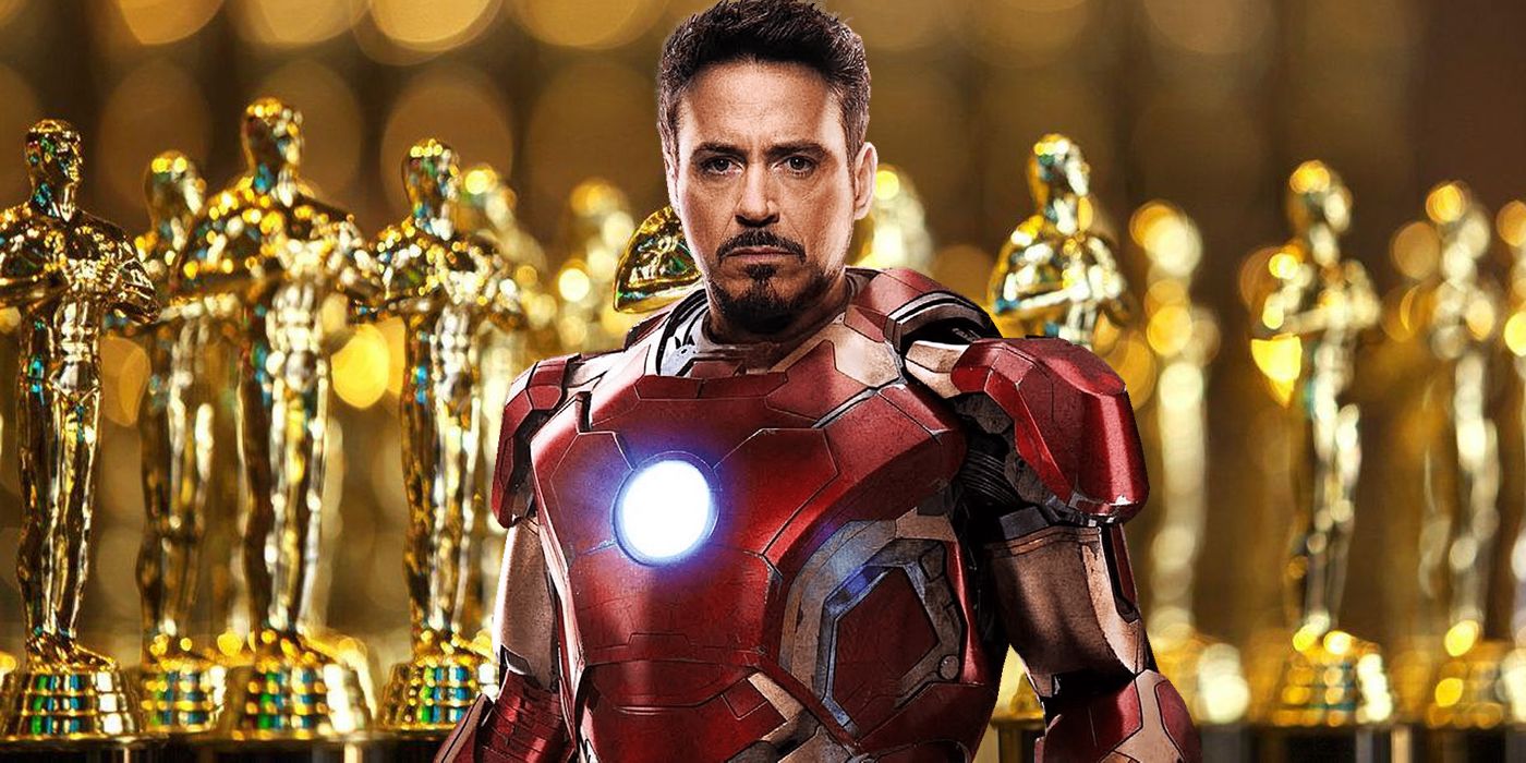 Iron Man and Oscar Statutes