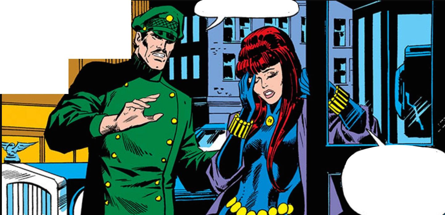 Ivan Petrovich And Black Widow In the 60s
