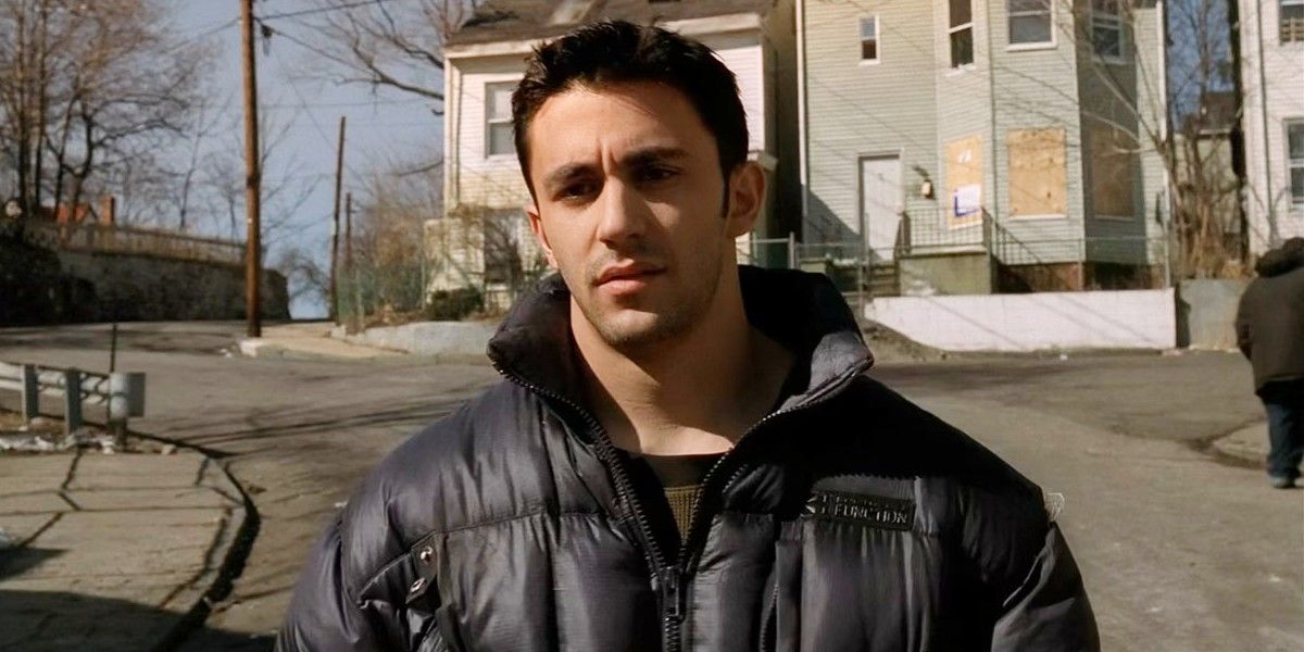 Jackie Aprile Jr. walking down the street before his execution in The Sopranos