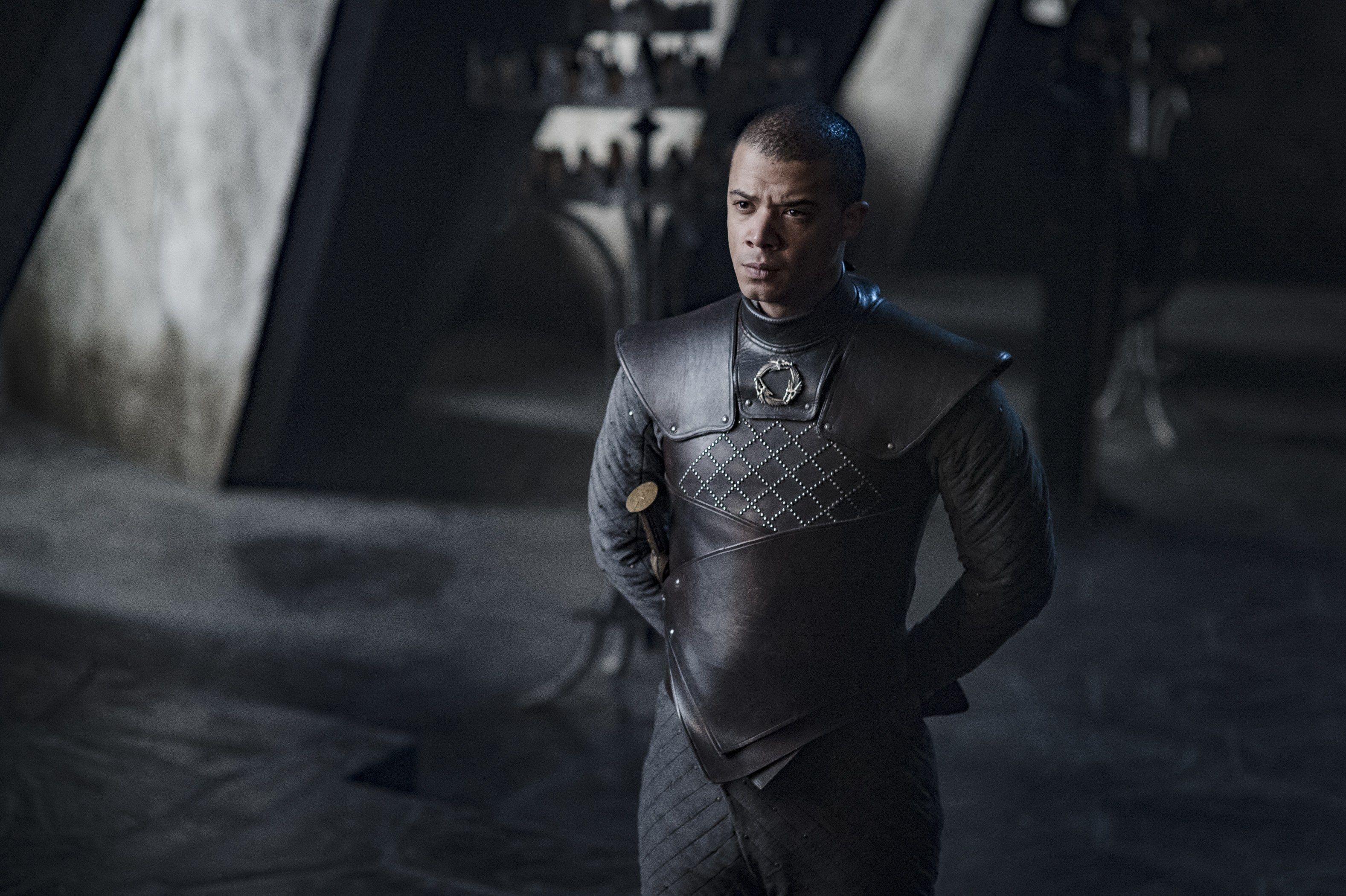 Jacob Anderson as Grey Worm in Game of Thrones