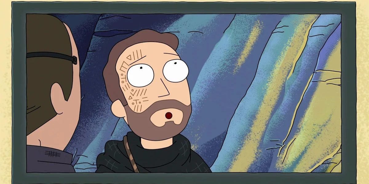 Jerry starring in Cloud Atlas in Rick and Morty