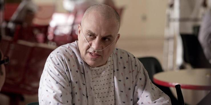 Johnny Sack v nemocnici v Sopranos