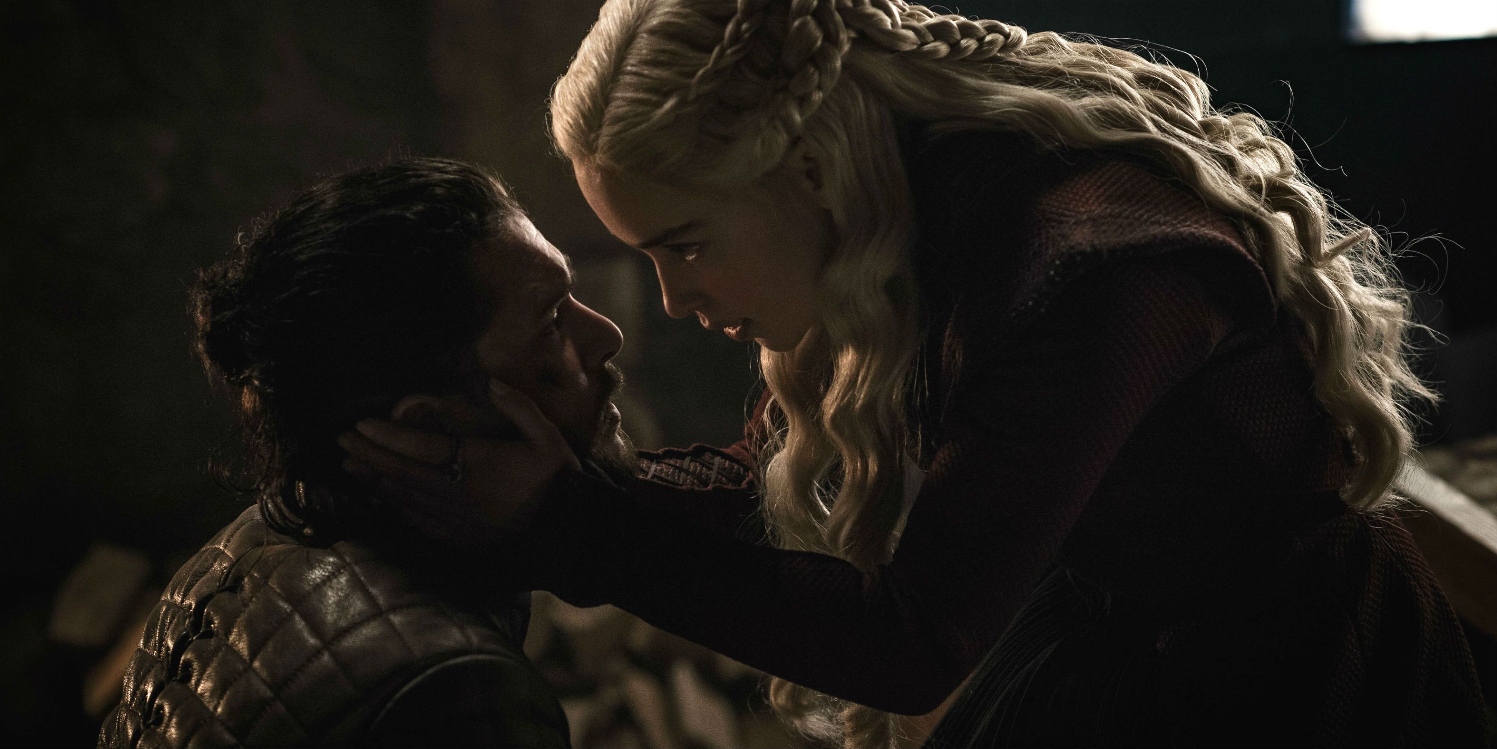 Jon and Daenerys in Game of Thrones season 8 episode 4