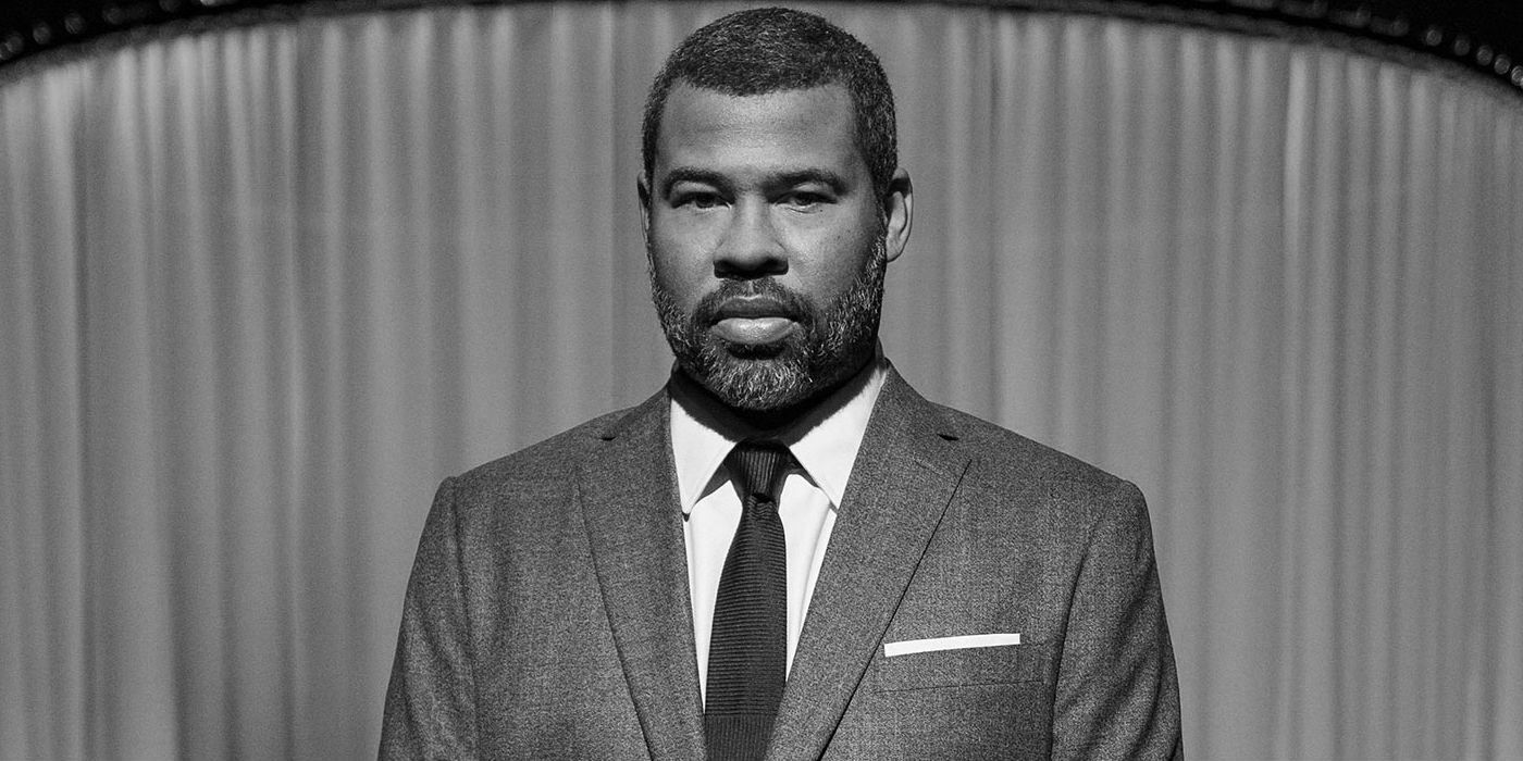 Jordan Peele Hosting The Twilight Zone B&amp;W Header