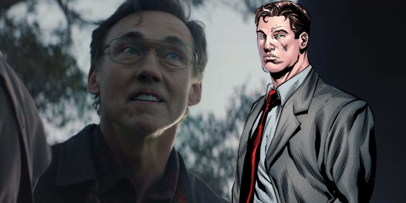 Kevin Durand is Dr. Jason Woodrue in Swamp Thing