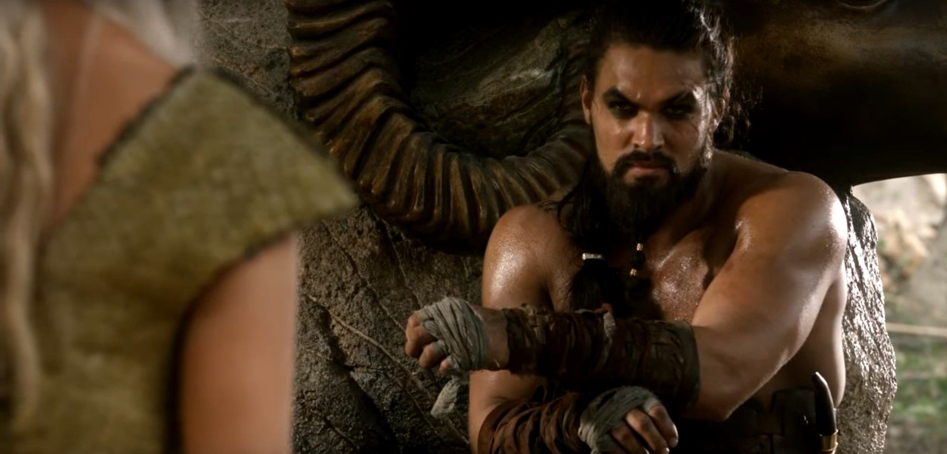 Khal Drogo Watching Daenerys 