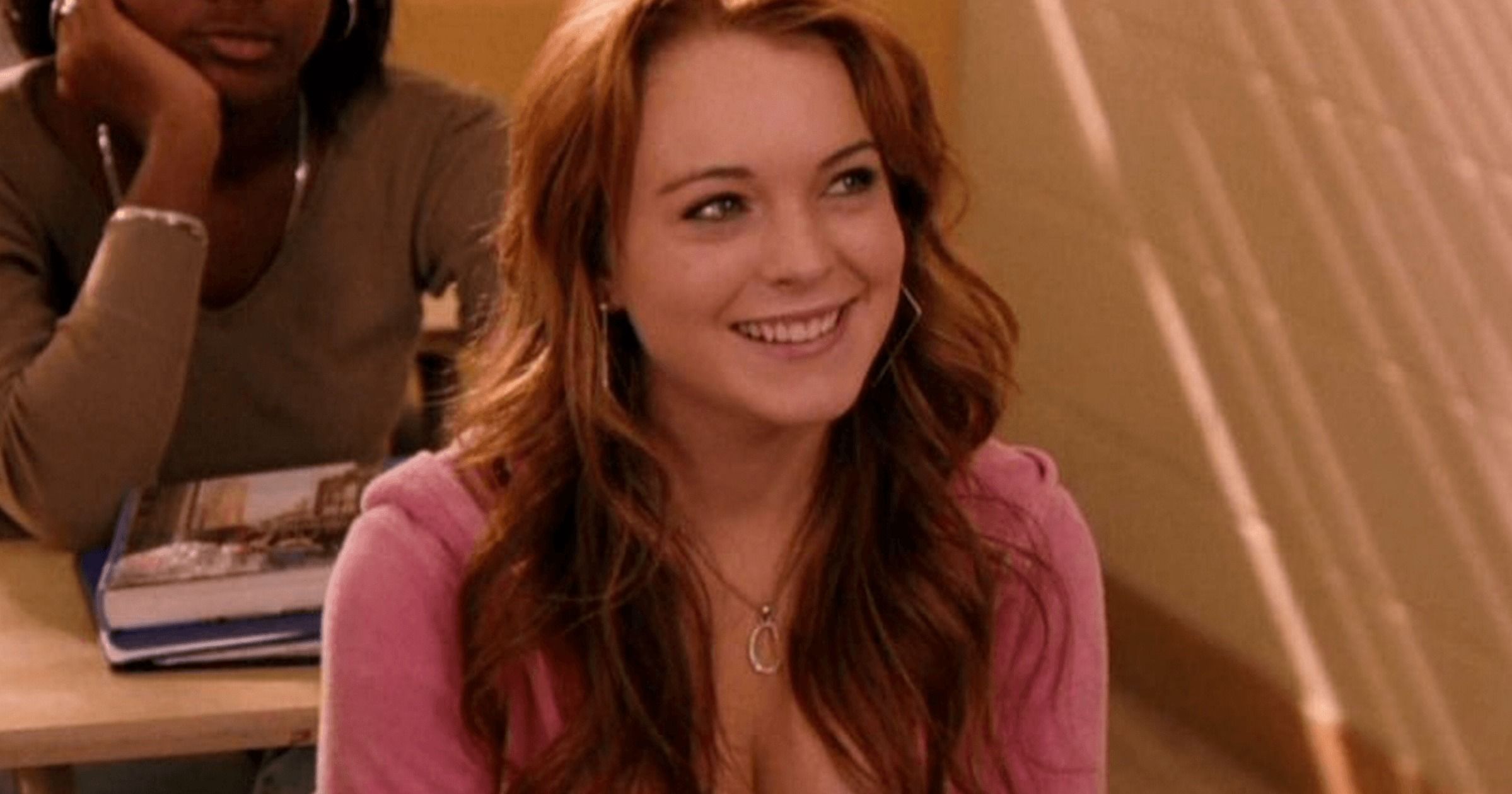 Lindsay Lohan as Cady in Mean Girls