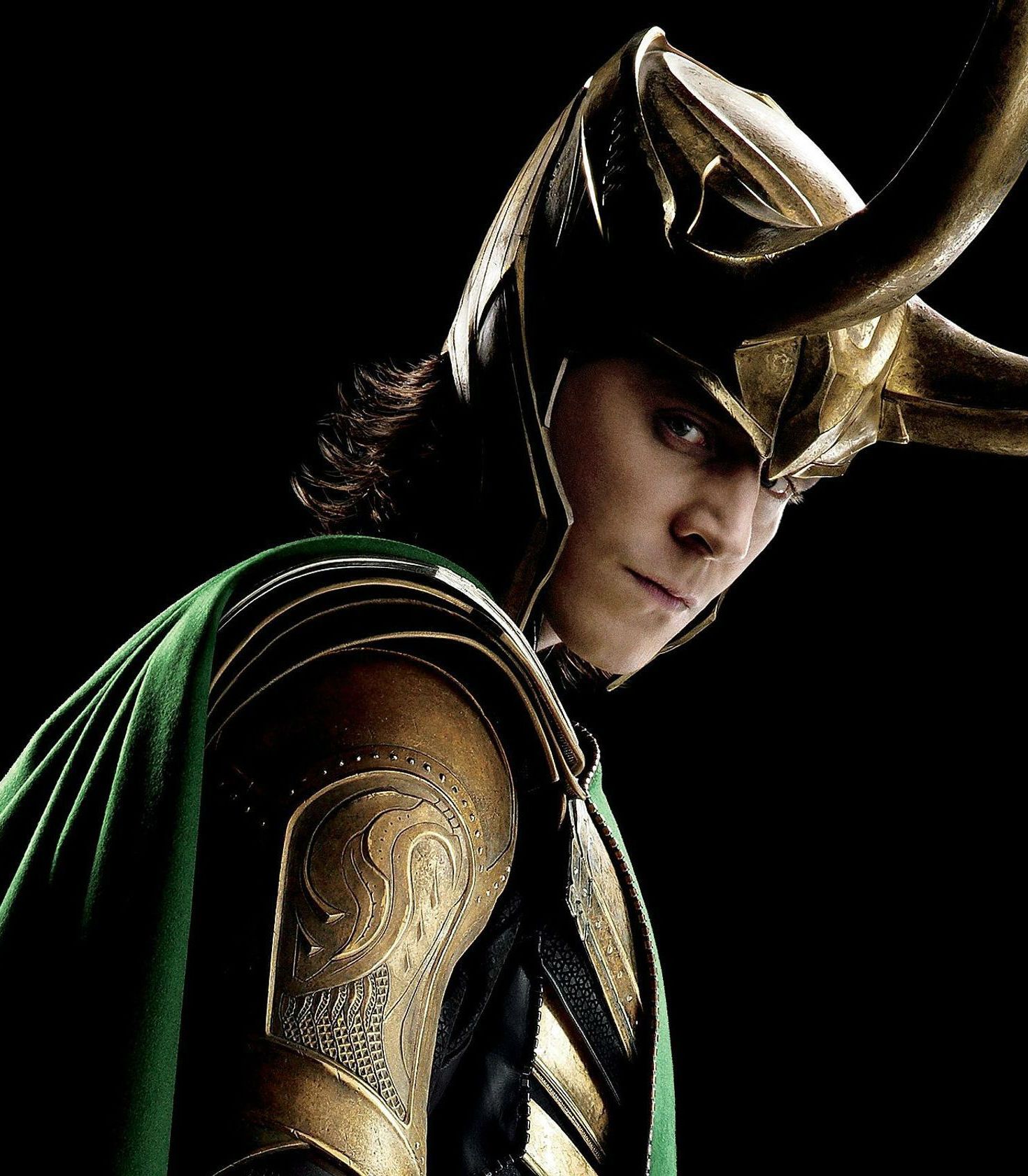 Loki with horned helmet