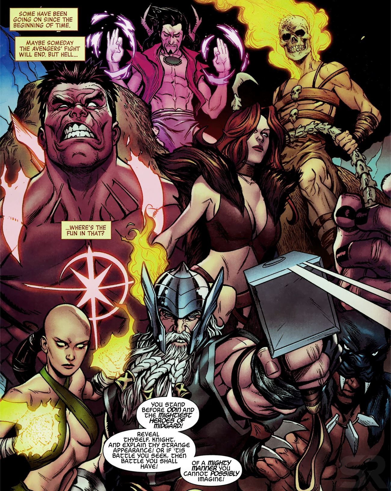 Marvel Ancient Avengers Team Comic