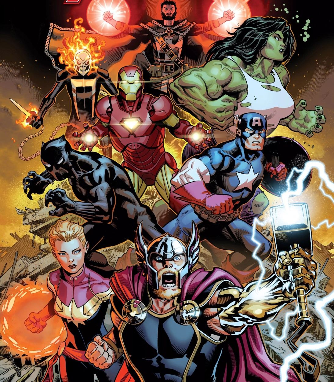 Marvel Comics Avengers Vertical