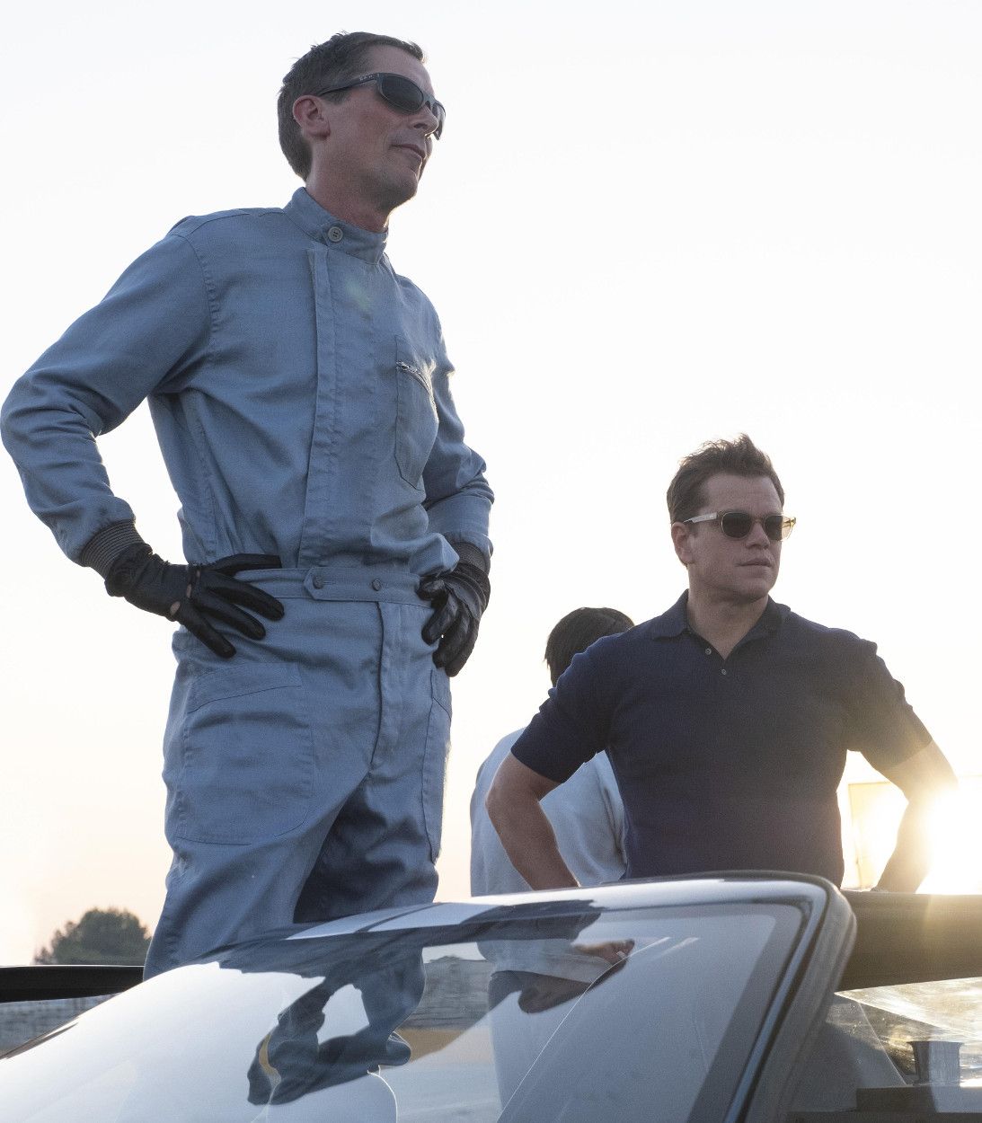 Matt Damon and Christian Bale in Ford v. Ferrari
