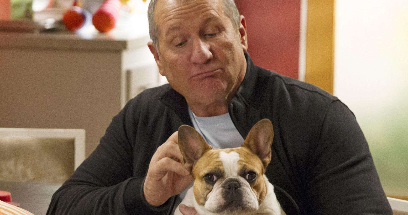 Modern Family - Jay and Stella the dog