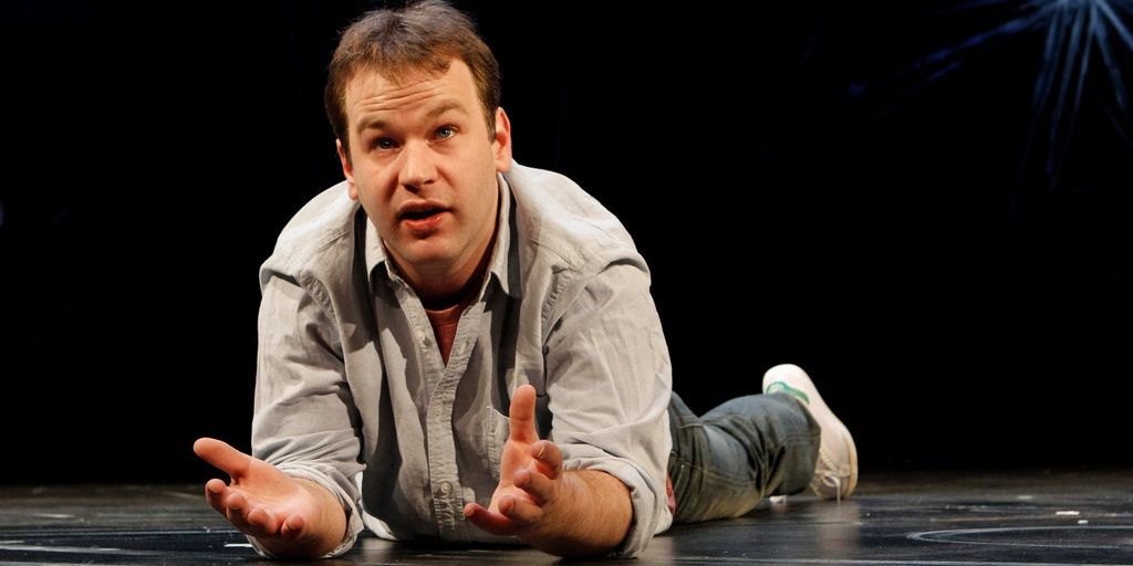 Mike Birbiglia during one of his specials
