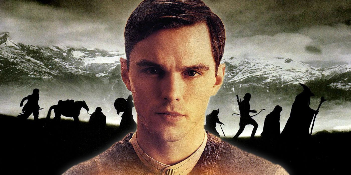 Nicholas Hoult as JRR Tolkien and Lord of the Rings Fellowship