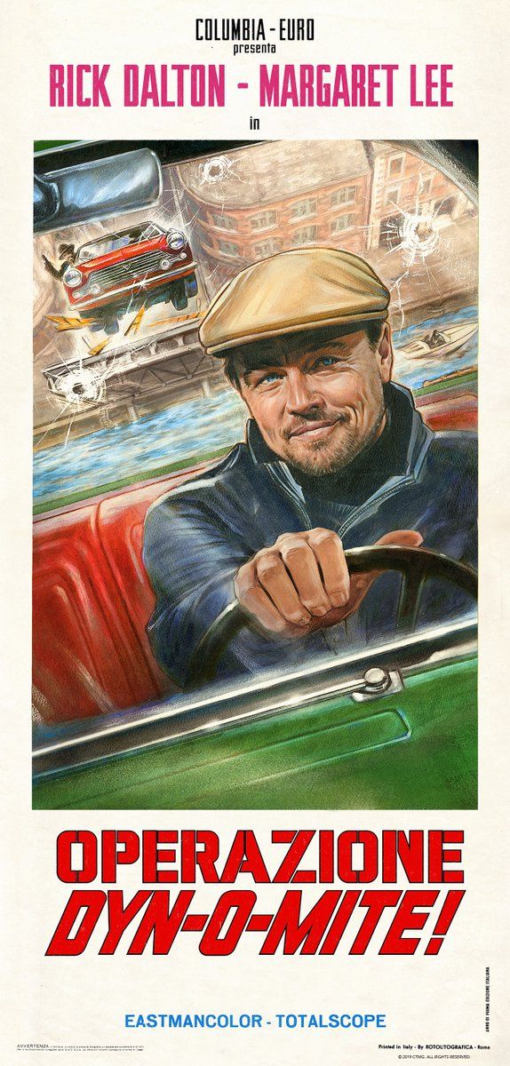 Once Upon a Time in Hollywood Operazione Dyn-o-Mite poster