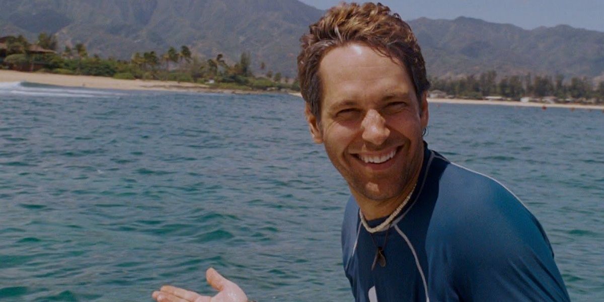 Paul Rudd surfing in Forgetting Sarah Marshall