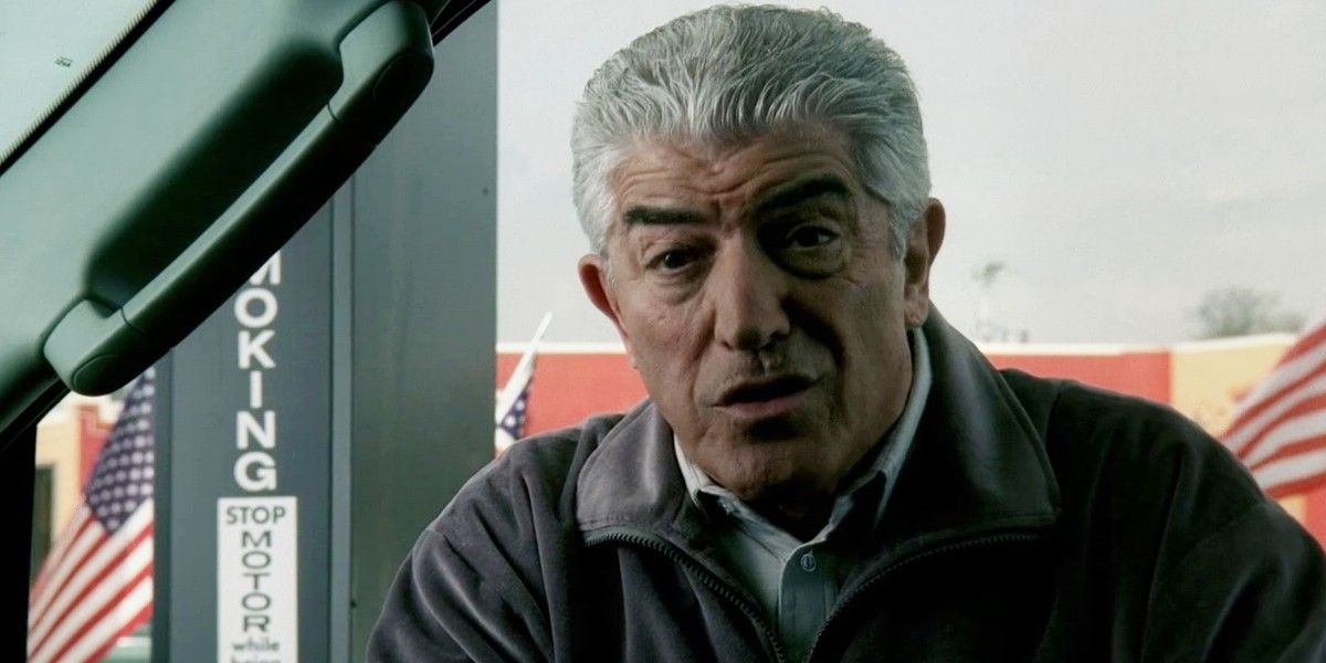 Phil Leotardo standing outside of his car in The Sopranos