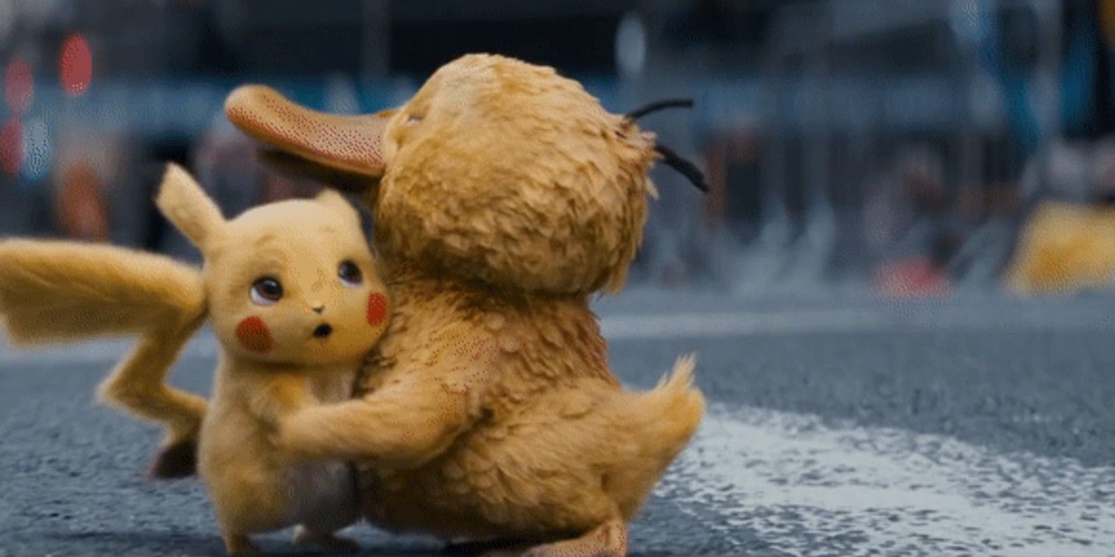 Pikachu and Psyduck in Detective Pikachu
