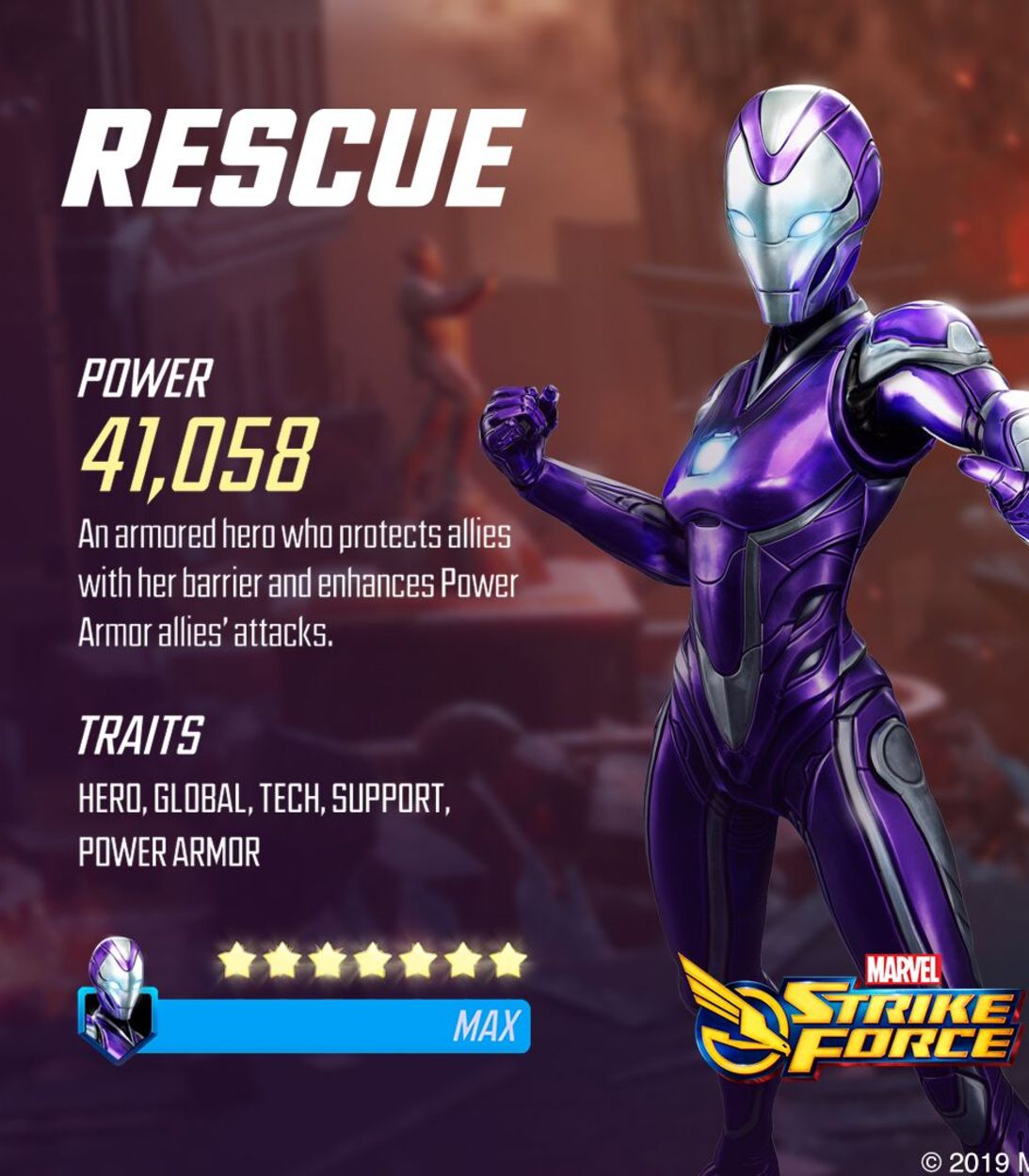 Rescue Stats Vertical