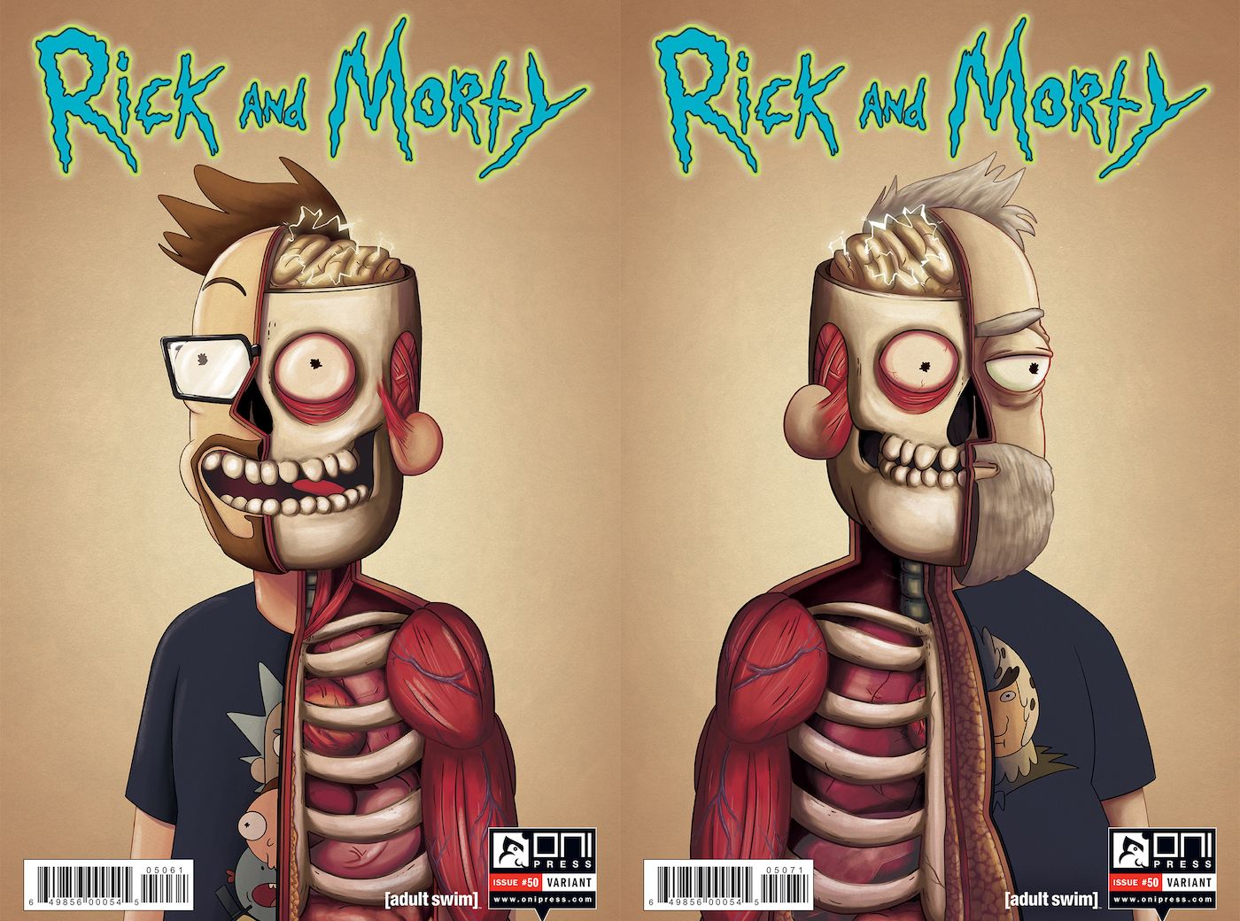 Rick and Morty Issue 50 Variant Covers