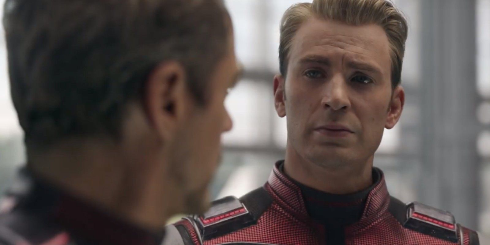 Tony and Steve prepare to time travel in Avengers: Endgame