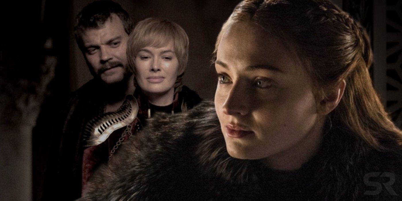 Euron Greyjoy, Cersei Lannister and Sansa Stark.