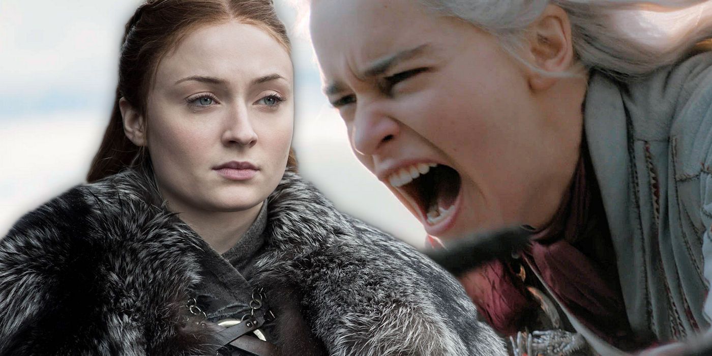 Sansa and Daenerys in Game of Thrones Season 8