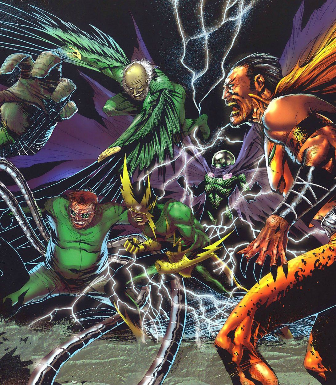 Sinister Six Marvel Comics Vertical
